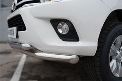 Защита переднего бампера D76 (секции) D63 (дуга) для Toyota Hilux 2015-