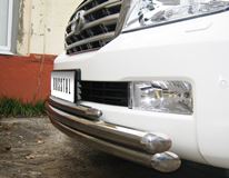 Защита переднего бампера D63\63\42 для Toyota Land Cruiser 200 2007-2011