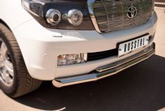 Защита переднего бампера D76/42 для Toyota Land Cruiser 200 2007-2011