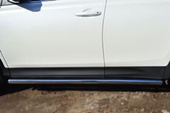 Защита порогов D63 (вариант 3) для Toyota Rav4 2013-2015