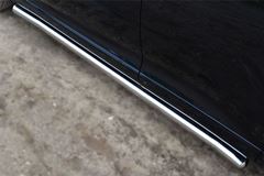 Пороги труба D63 (вариант 3) для Toyota Venza 2013-