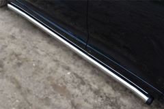 Пороги труба D63 (вариант 2) для Toyota Venza 2013-