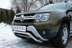 Защита переднего бампера D63 (волна) для Renault Duster 2015-