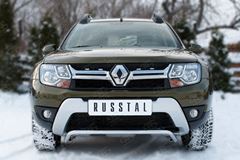 Защита переднего бампера D42 (волна) для Renault Duster 2015-