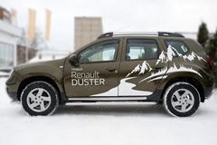 Пороги труба D42 с листом (вариант 1) для Renault Duster 2015-