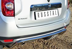 Защита заднего бампера D42 волна короткая для Renault Duster 4x4 2011-