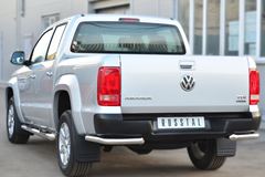 Защита заднего бампера уголки D63 для Volkswagen Amarok 2013-