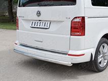Защита заднего бампера D63 дуга для Volkswagen Caravella Transporter Т6 2016 (длинная база)