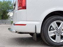 Защита заднего бампера D63 дуга для Volkswagen Caravella Transporter Т6 2016 (длинная база)