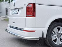 Защита заднего бампера D63 секция для Volkswagen Multivan Caravella Transporter T6 2016 (короткая база)