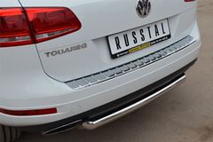 Защита заднего бампера D63 (дуга) для Volkswagen Touareg 2010-2013