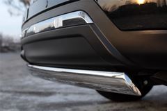 Защита заднего бампера D75х42 (дуга) для Nissan Pathfinder 2014-