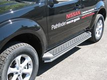 Пороги труба D42 для Nissan Pathfinder IV 2004-2009
