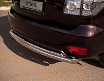 Защита заднего бампера D76/42 для Nissan Patrol 2010-2013