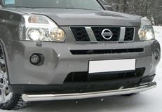 Защита переднего бампера D63 для Nissan X-Trail 2007-2010