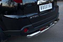 Защита заднего бампера D63/63 (дуга) для Nissan X-Trail 2011-2014