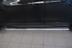 Пороги труба D42 с листом для Nissan X-Trail 2015-