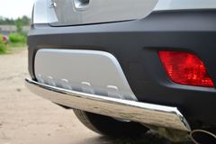 Защита заднего бампера 75х42 (дуга) для Opel Mokka 2013-