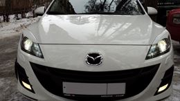 Накладки на фары (реснички) для Mazda 3 HB
