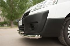 Защита переднего бампера D63 (секции) D42 (дуга) для Peugeot Expert 2007-