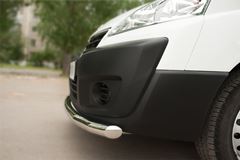 Защита переднего бампера D63 (секции) для Peugeot Expert 2007-