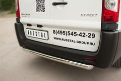 Защита заднего бампера D63 (дуга) для Peugeot Expert 2007-