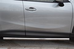 Защита порогов D63 (вариант 1) для Mazda CX-5 2011-