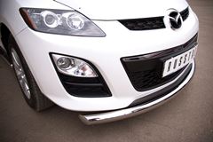 Защита переднего бампера D76 (дуга) для Mazda CX-7 2010-2013