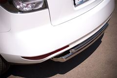 Защита заднего бампера D63/42 (дуга) для Mazda CX-7 2010-2013