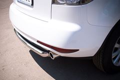 Защита заднего бампера D63 (дуга) для Mazda CX-7 2010-2013