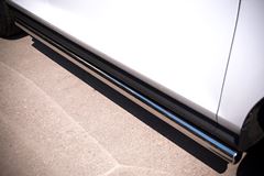 Пороги труба D63 (вариант 3) для Mazda CX-7 2010-2013