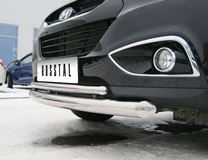 Защита переднего бампера D76/42 для Hyundai IX35 2010-2012