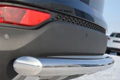 Защита заднего бампера D63 (дуга) для Hyundai Santa Fe 2012-2015