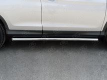 Пороги труба D63 (вариант 1) для Honda CR-V 2015