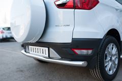 Защита заднего бампера D63 (секции) для Ford Ecosport 2014-