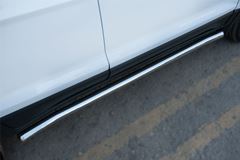 Пороги труба D63 (вариант 3) для Ford Ecosport 2014-