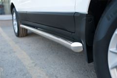 Пороги труба D63 (вариант 1) для Ford Ecosport 2014-