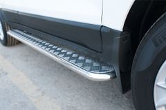 Пороги труба D42 с листом для Ford Ecosport 2014-