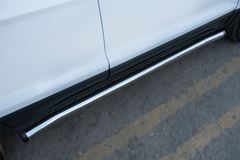 Пороги труба D63 (вариант 2) для Ford Ecosport 2014-