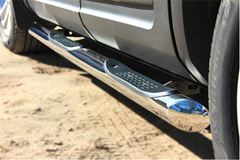Пороги труба D76 с накладкой (вариант 1) для Ford Explorer V 2012-