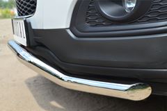 Защита переднего бампера D63 (волна) для Chevrolet Captiva 2013-