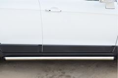 Пороги труба D63 (вариант 2) для Chevrolet Captiva 2013-