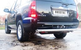 Защита заднего бампера D76 (дуга) для Chevrolet Tahoe 2006-2012