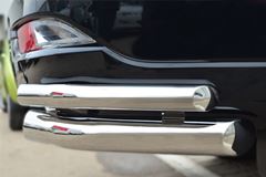 Защита заднего бампера уголки D63 (секции) D42 (секции) для Chevrolet Trailblazer 2012-