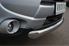 Защита переднего бампера D76(дуга) для Mitsubishi Outlander 2012-2014