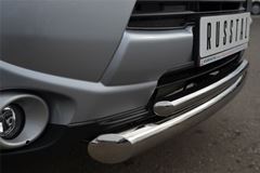 Защита переднего бампера D76/42(дуга) для Mitsubishi Outlander 2012-2014