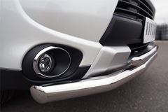 Защита переднего бампера D63 (секции) D42 (дуга) для Mitsubishi Outlander 2014
