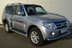 Защита переднего бампера D63 (дуга) для Mitsubishi Pajero 4 2012-2013
