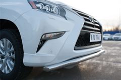 Защита переднего бампера D63 (волна) для Lexus GX 460 2014-