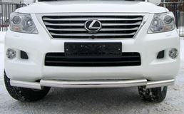 Защита переднего бампера D76 ступень для Lexus LX570 2007-2011